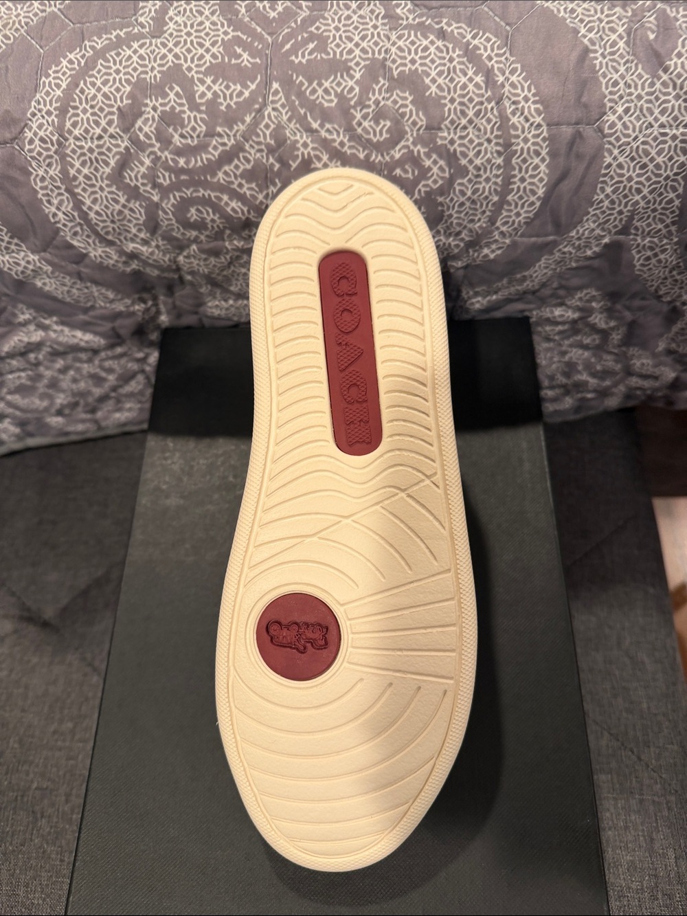 Coach Lowline Multicolor Canvas Sneaker - Cream - Picture 4 of 5